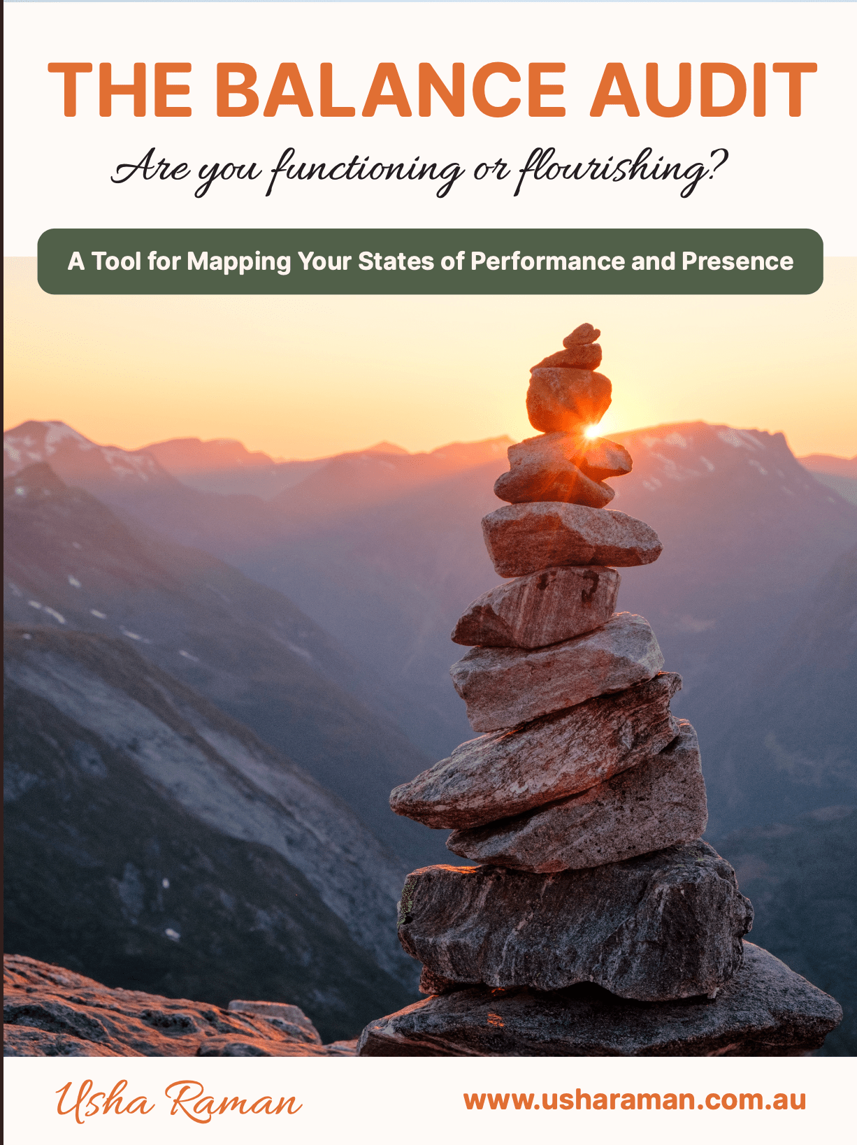 The Balance Audit – Are you functioning or flourishing? by Usha Raman
