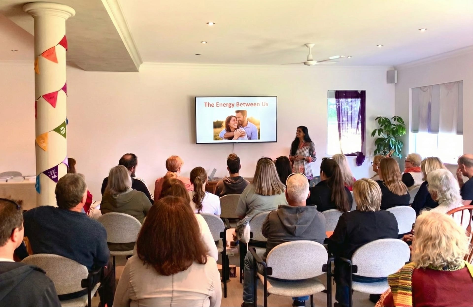 A couple in conversation representing harmony in relationships