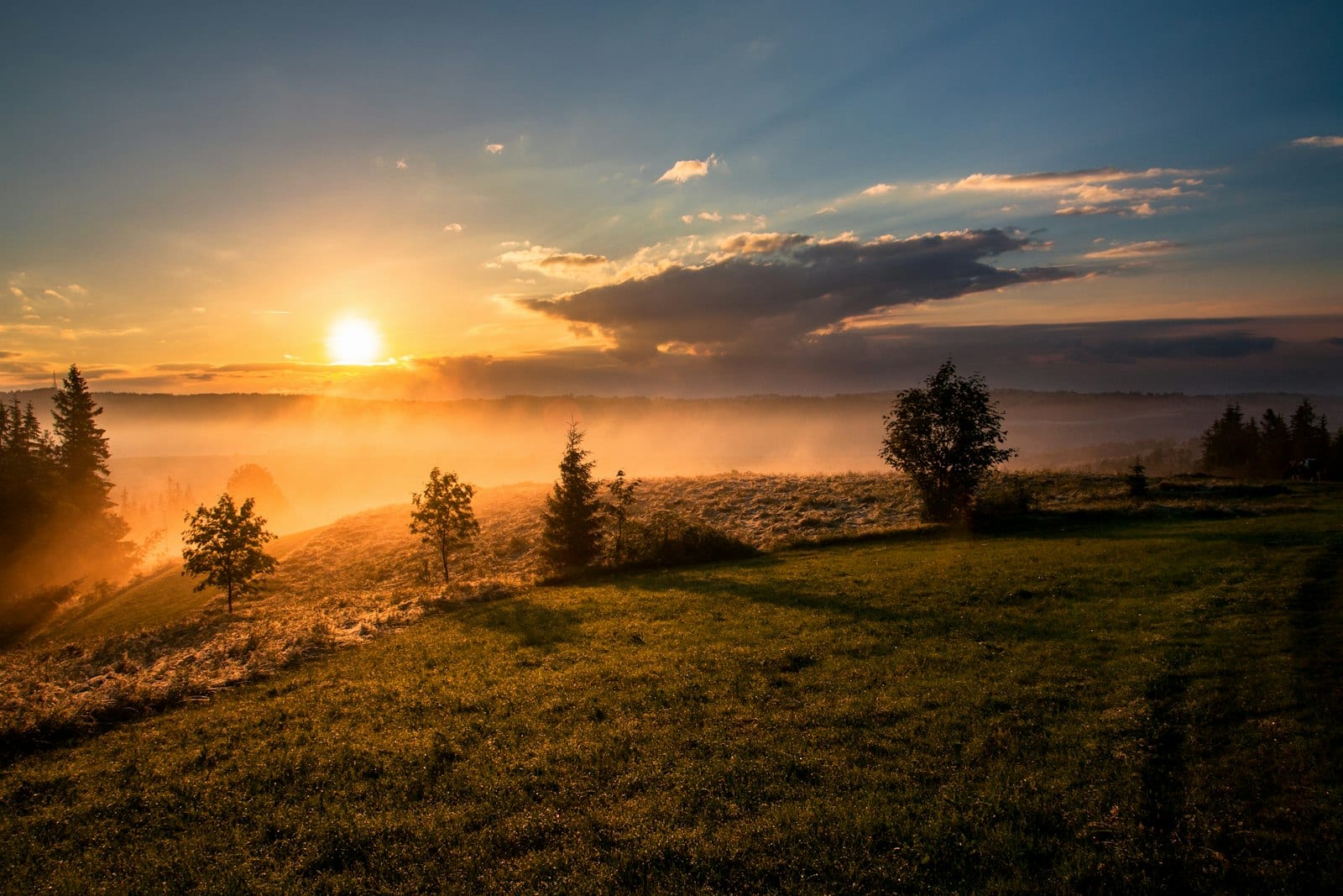 Serene nature scene representing renewal and filling your cup