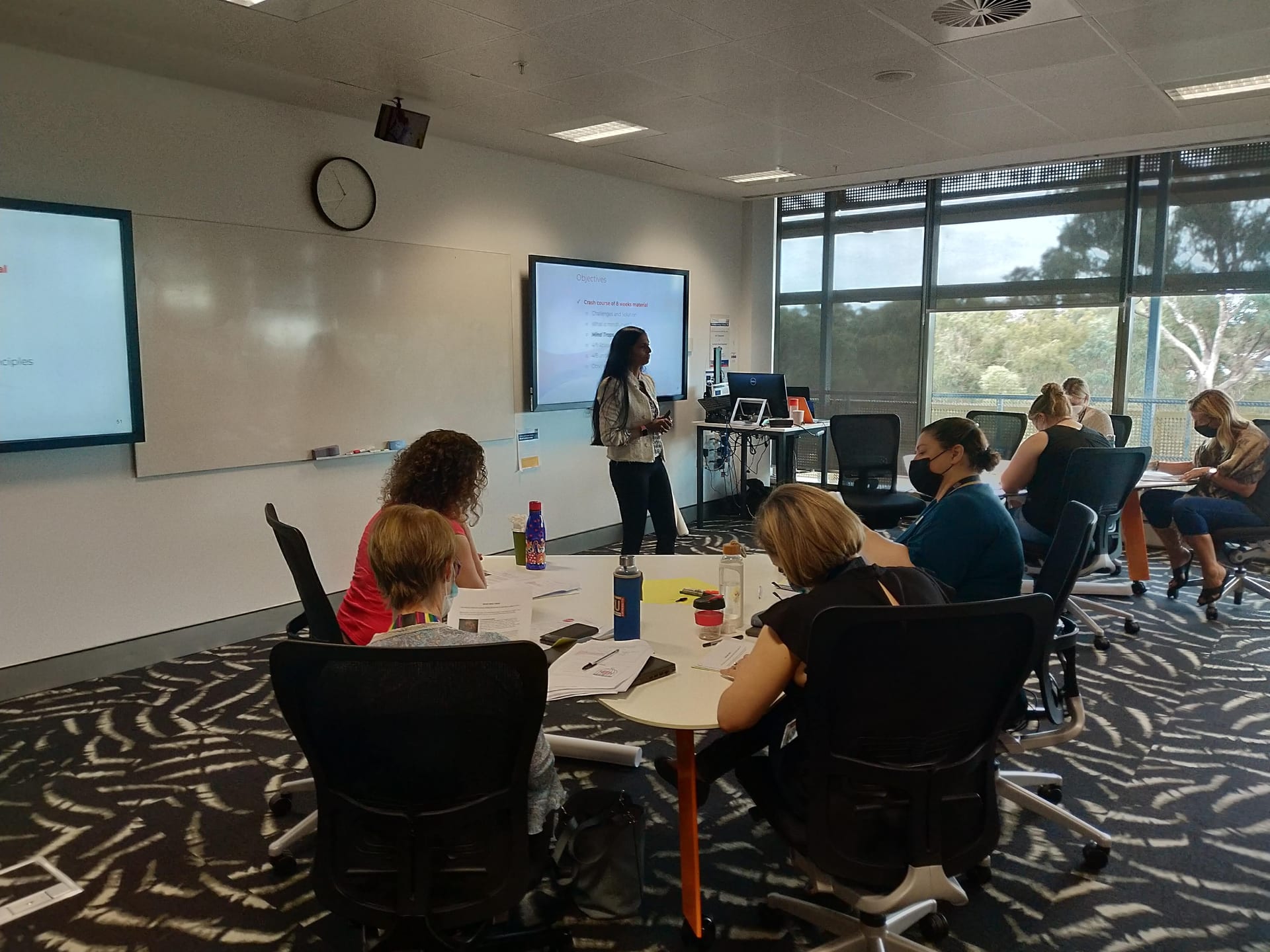 Usha speaking at ECU
